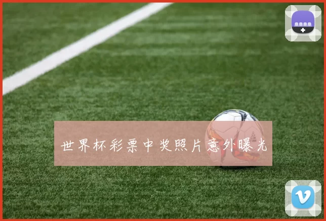 世界杯彩票中奖照片意外曝光