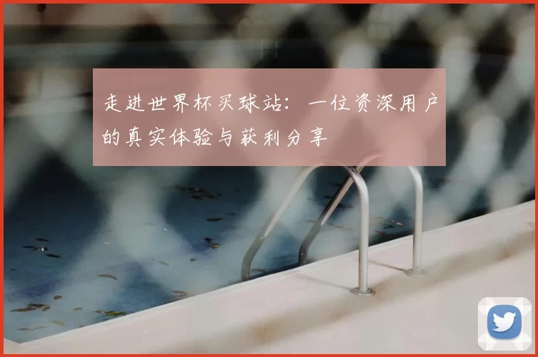 走进世界杯买球站:一位资深用户的真实体验与获利分享